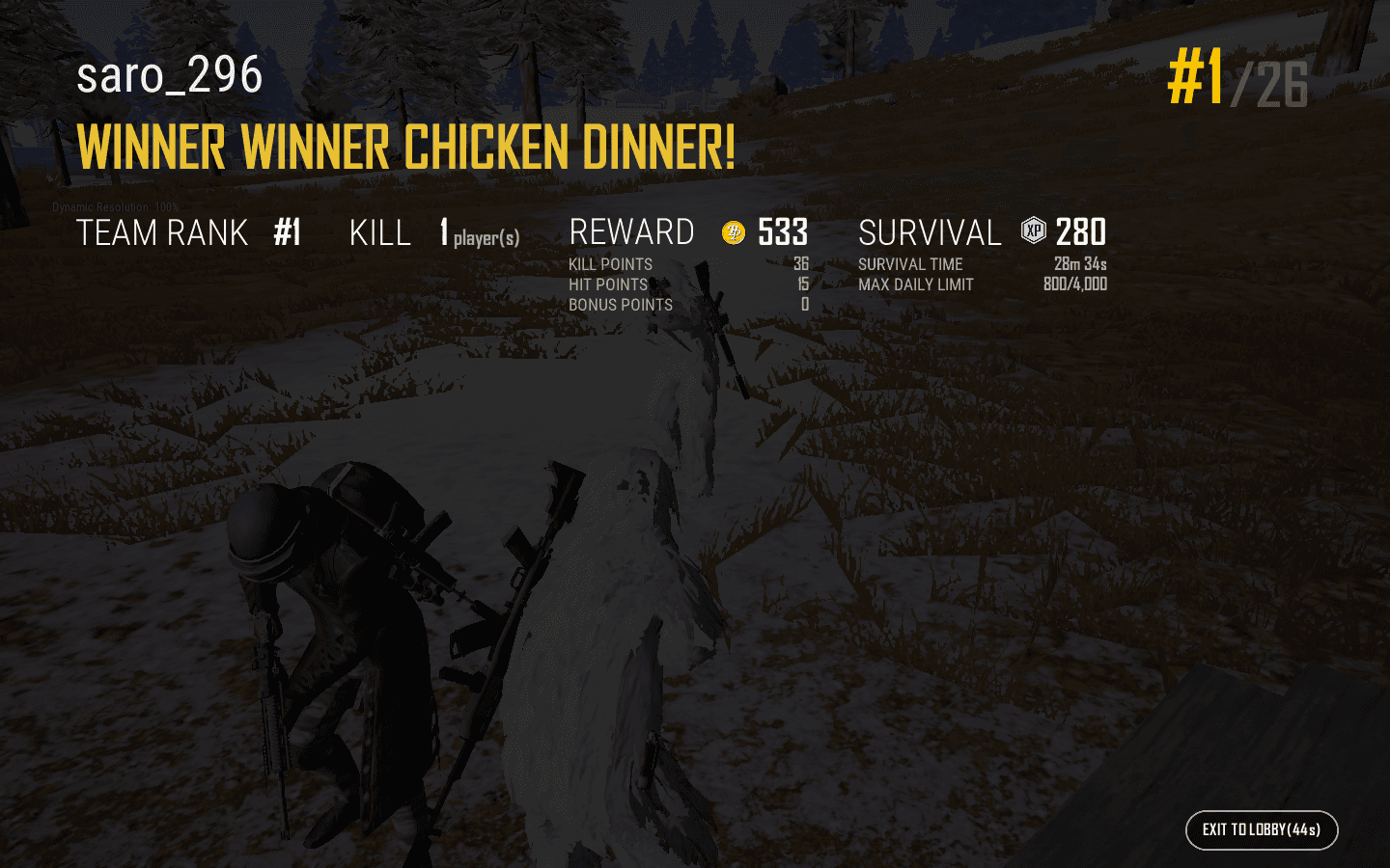PUBG dawww